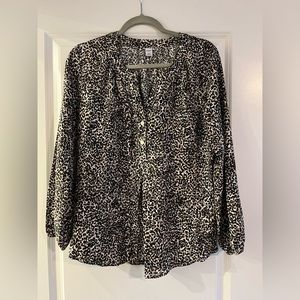 Old Navy Leopard Blouse